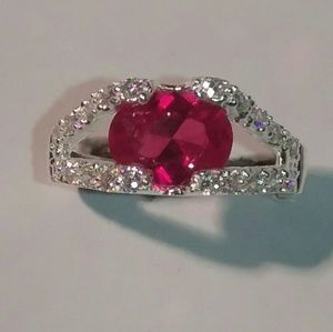 .925 sterling silver Rings with Zirconia